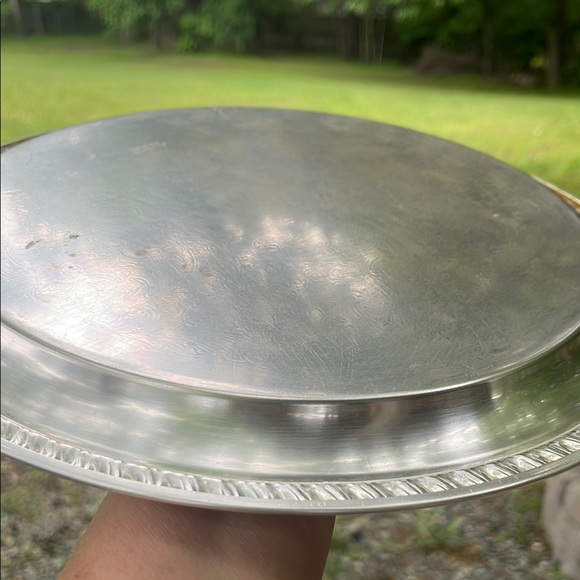 Elegant Silver Plated Serving Tray - Picture 6 of 13